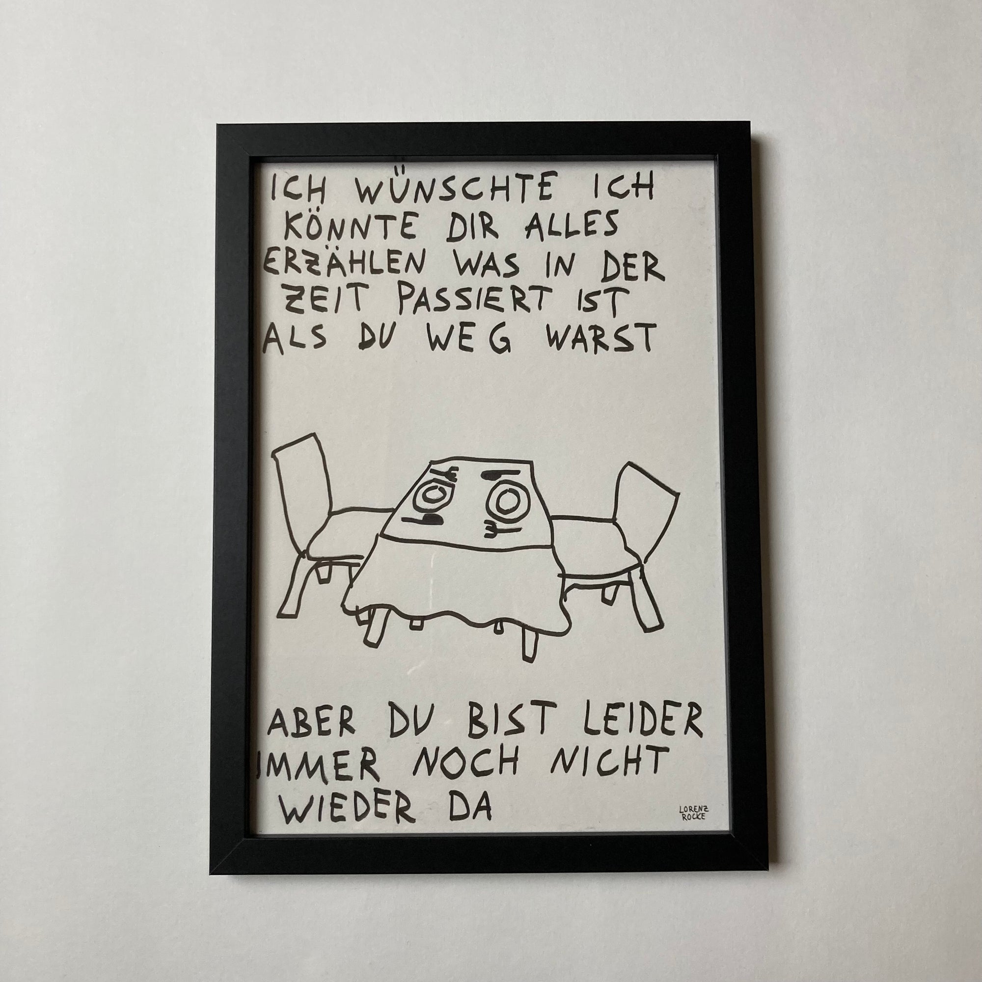 Als du weg warst (Original)